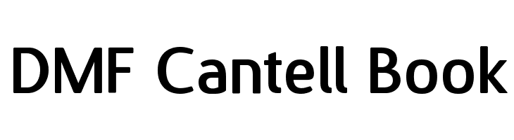 DMF Cantell Book Font
