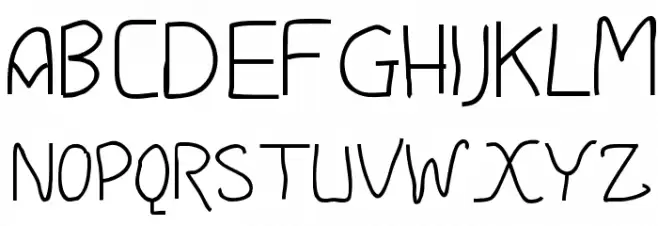 DMF Handatme Шрифта ВЕРХНИЙ