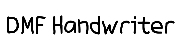 DMF Handwriter  les polices de caractères gratuit tlcharger