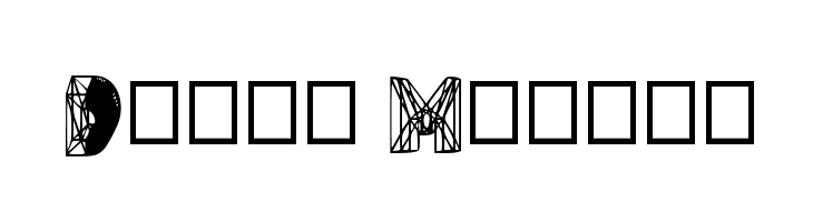 Dmesh Medium  免费字体下载