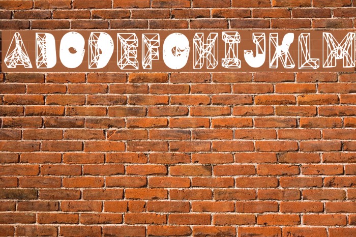 Dmesh Medium Font examples