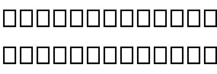 Dmesh Medium Font LOWERCASE