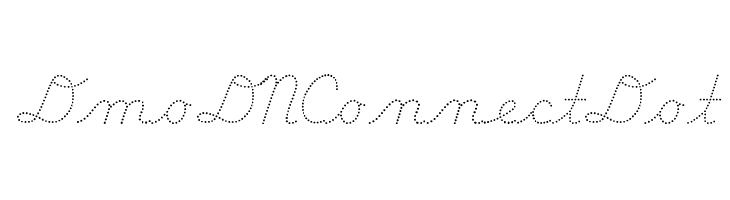 DmoDNConnectDot Font