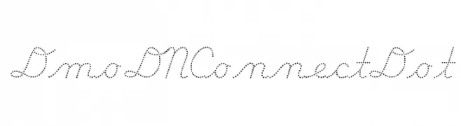 DmoDNConnectDot  Frei Schriftart Herunterladen
