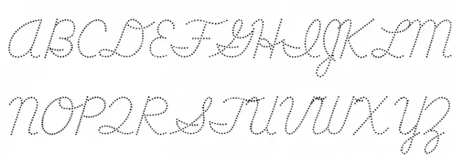 DmoDNConnectDot Schriftart Groß