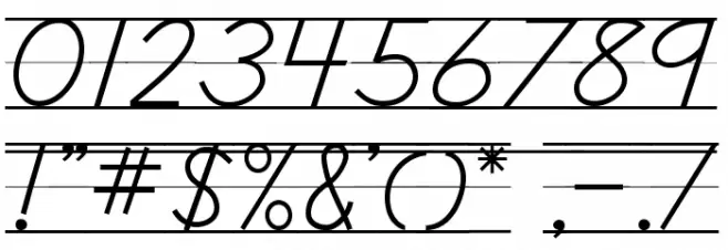 DmoDNConnectLineOT Font OTHER CHARS