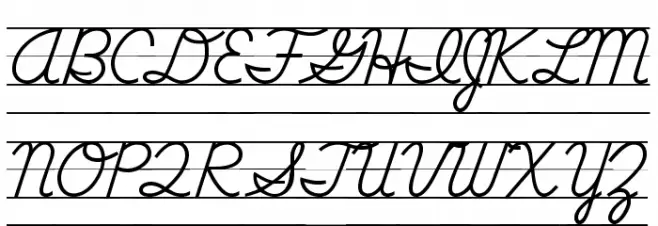 DmoDNConnectLineOT Schriftart Groß