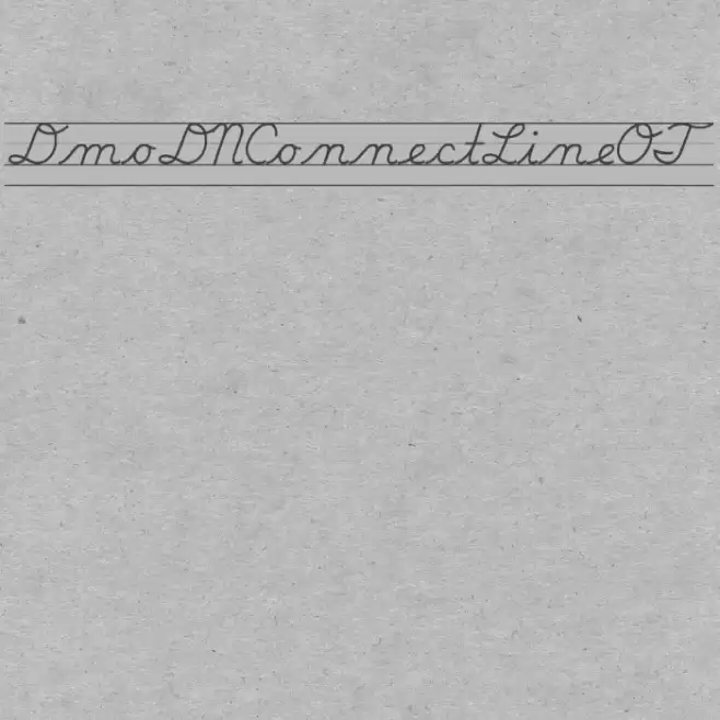 DmoDNConnectLineOT Font examples