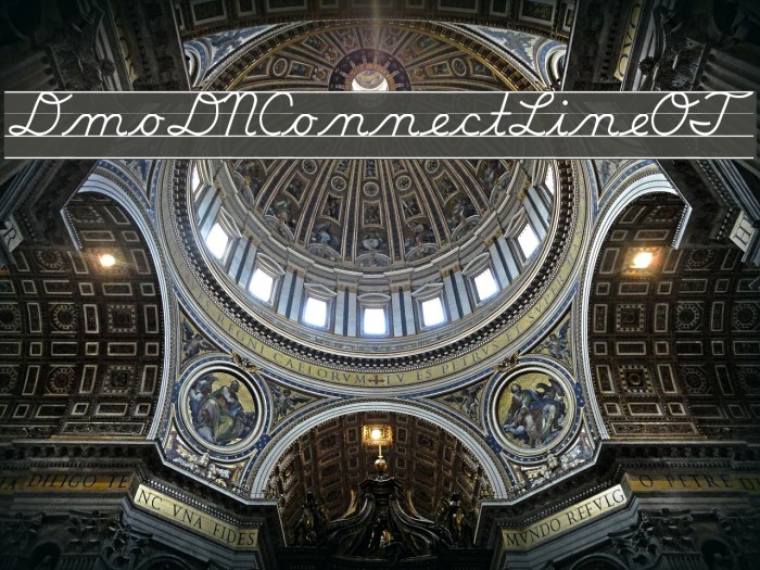 DmoDNConnectLineOT Font examples