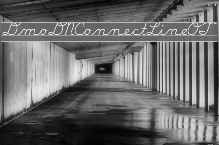 DmoDNConnectLineOT Font examples