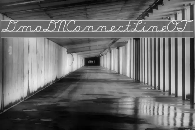 DmoDNConnectLineOT Font examples