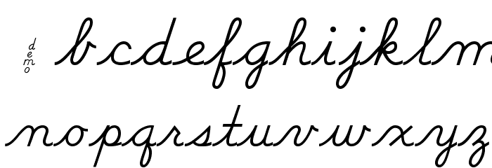 DmoDNConnect Font LOWERCASE