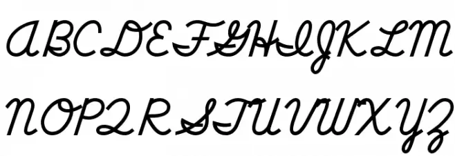 DmoDNCursive-Bold Fonte MAIÚSCULAS