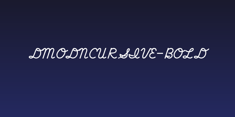 DmoDNCursive-Bold Social Header