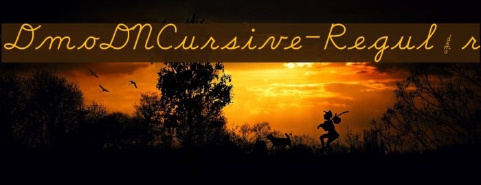 DmoDNCursive-Regular لخطوط تنزيل examples