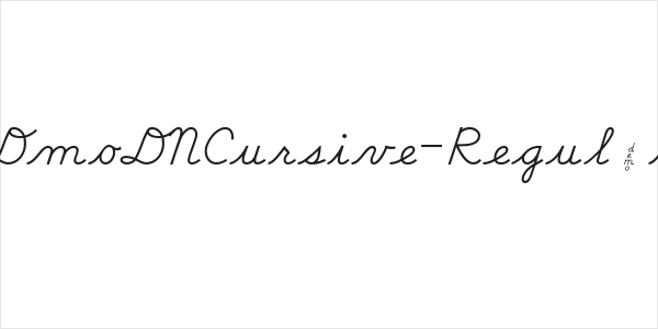 DmoDNCursive-Regular Logo