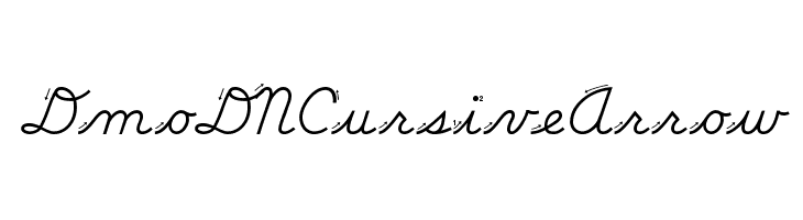 DmoDNCursiveArrow  baixar fontes gratis