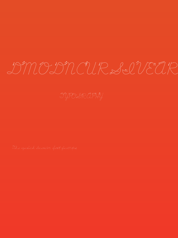 DmoDNCursiveArrowDot Poster