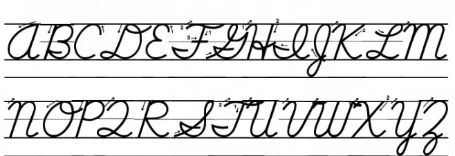 DmoDNCursiveArrowLine Шрифта ВЕРХНИЙ