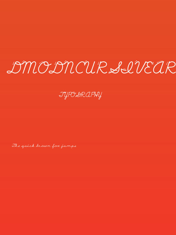 DmoDNCursiveArrow Poster