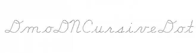 DmoDNCursiveDot  Fuentes Gratis Descargar