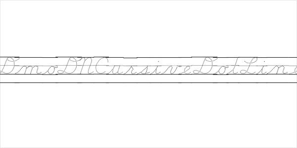 DmoDNCursiveDotLine Logo