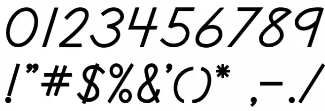 DmoDNPrint-Bold Font OTHER CHARS