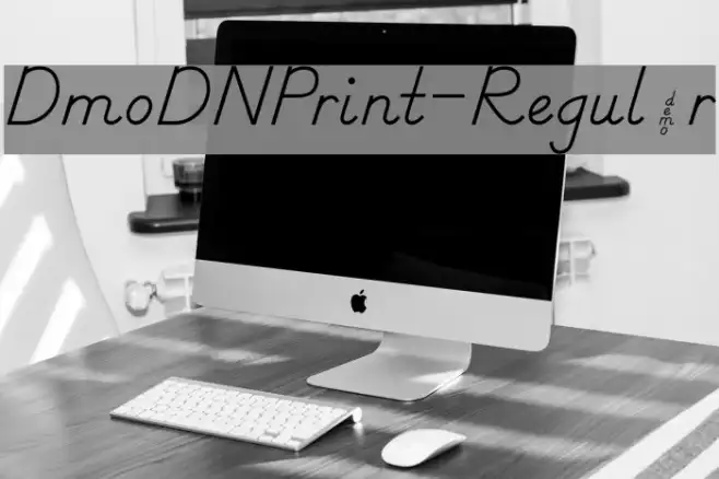 DmoDNPrint-Regular Example 2