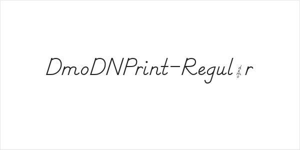 DmoDNPrint-Regular Logo