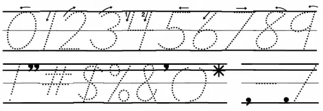 DmoDNPrintArrowDotLine Font OTHER CHARS