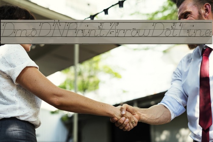 DmoDNPrintArrowDotLine Example 1