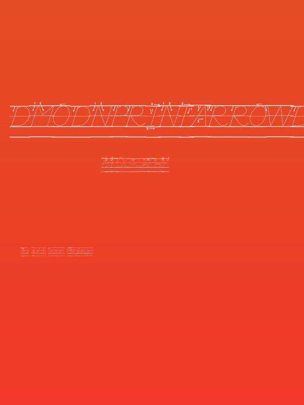 DmoDNPrintArrowDotLine Poster