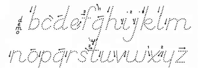 DmoDNPrintArrowDot フォント 小文字