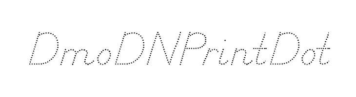 DmoDNPrintDot  Скачать бесплатные шрифты
