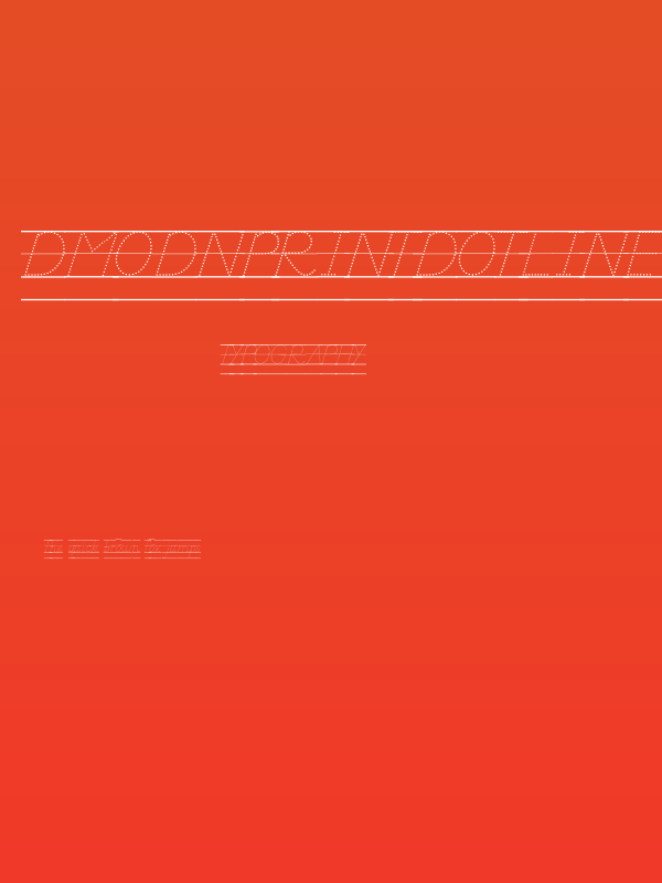 DmoDNPrintDotLine Poster
