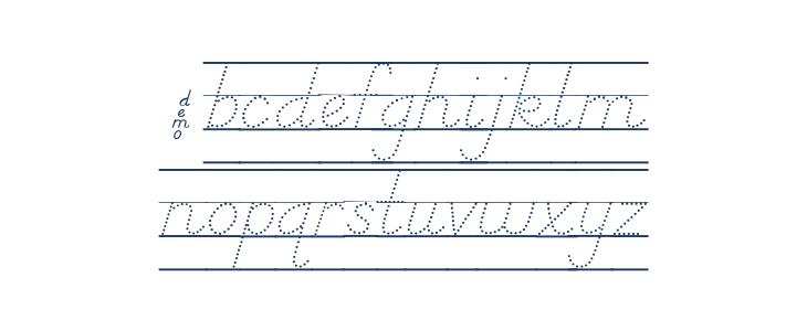 DmoDNPrintDotLine Lowercase