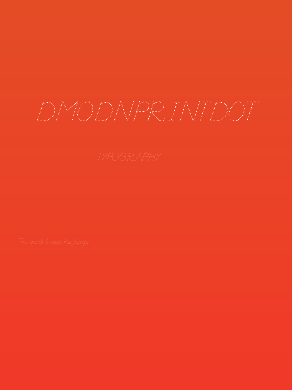 DmoDNPrintDot Poster