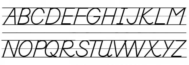 DmoDNPrintLine Шрифта ВЕРХНИЙ