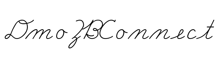 DmoZBConnect Font