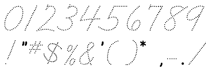 DmoZBConnectDot Font OTHER CHARS