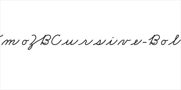 DmoZBCursive-Bold Logo