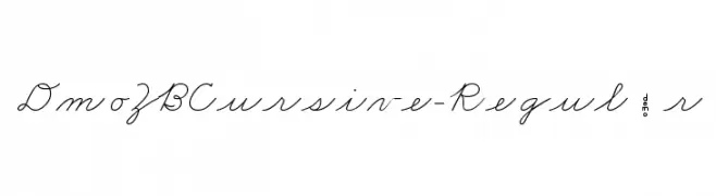 DmoZBCursive-Regular  baixar fontes gratis