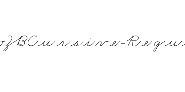 DmoZBCursive-Regular Logo