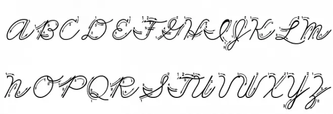 DmoZBCursiveArrow Шрифта ВЕРХНИЙ