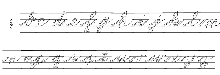 DmoZBCursiveArrowDotLine Fonte MINÚSCULAS