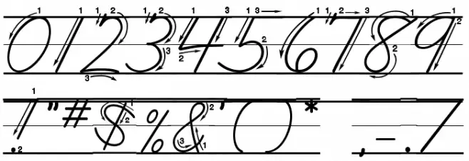 DmoZBCursiveArrowLine Font OTHER CHARS