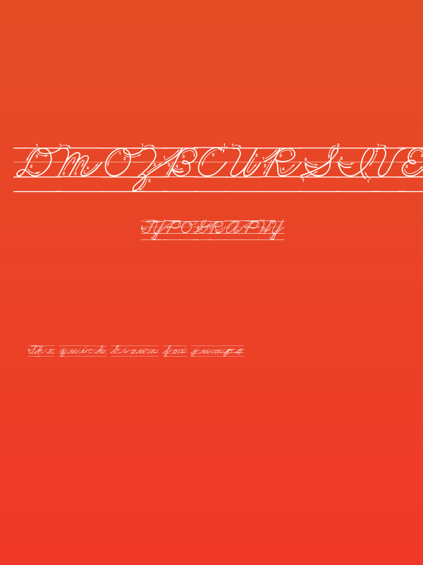 DmoZBCursiveArrowLine Poster