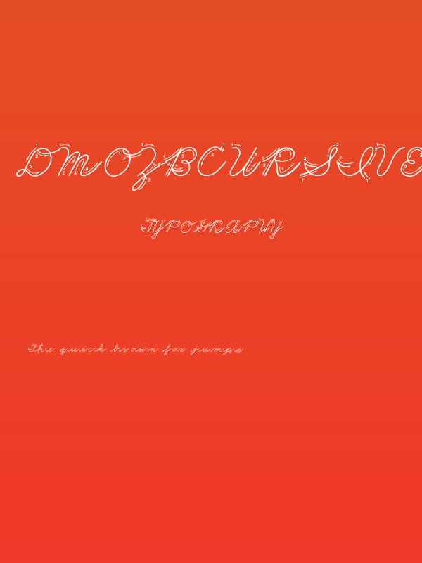 DmoZBCursiveArrow Poster