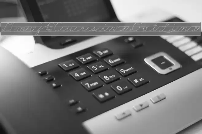 DmoZBCursiveDotLine Font examples