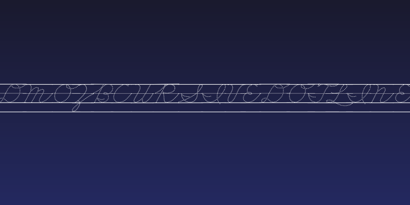 DmoZBCursiveDotLine Social Header